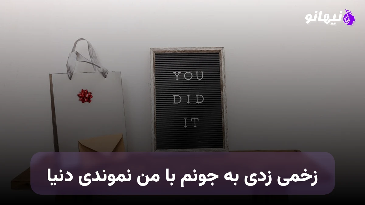 دانلود آهنگ زخمی زدی به جونم با من نموندی دنیا صدای زن